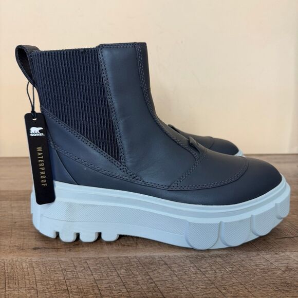 Sorel Shoes - NWT SOREL 8 Caribou X Waterproof Leather Platform Chelsea Boots shoes NL5014-093